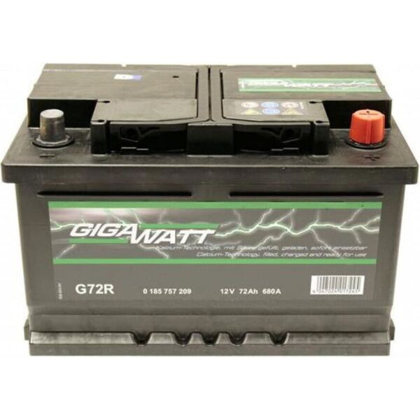 

Аккумулятор автомобильный GIGAWATT 72А (0185757209) JZL . 48555