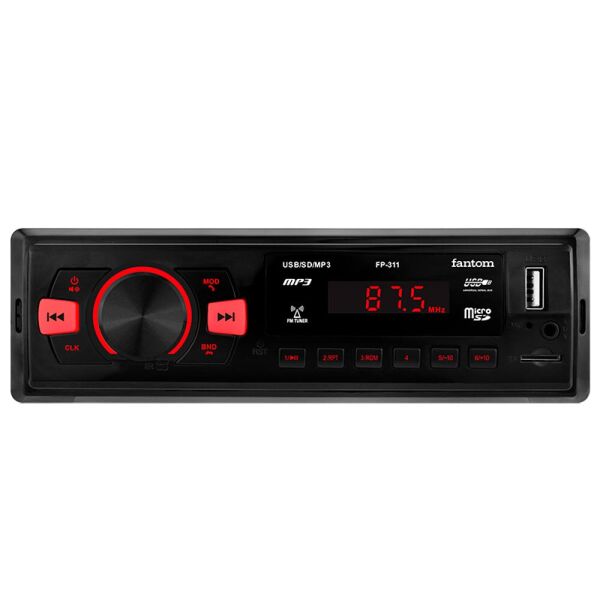 

Автомагнитола Fantom FP-311 Black/Red