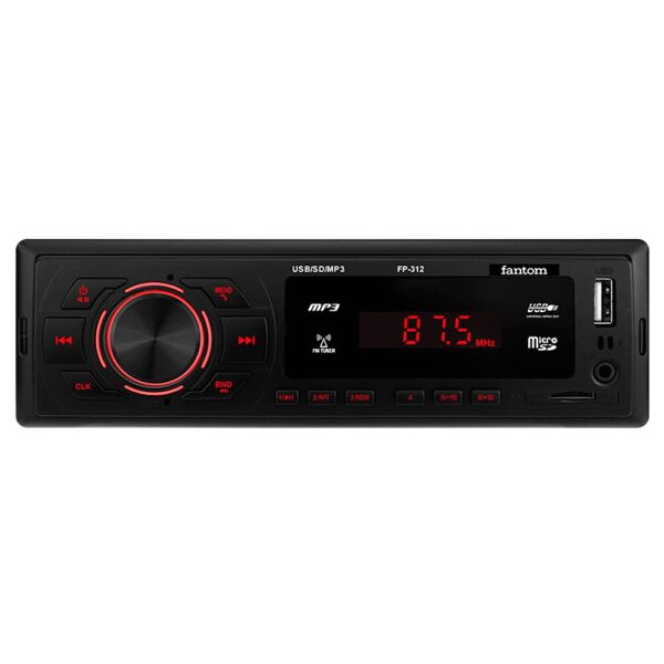 

Автомагнитола Fantom FP-312 Black/Red