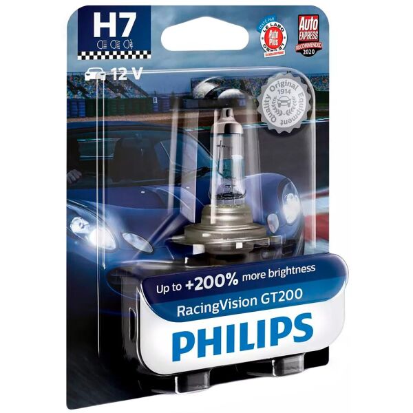 

Галогеновая лампа Philips H7 RacingVision GT200 12972RGTB1 55W PX26d