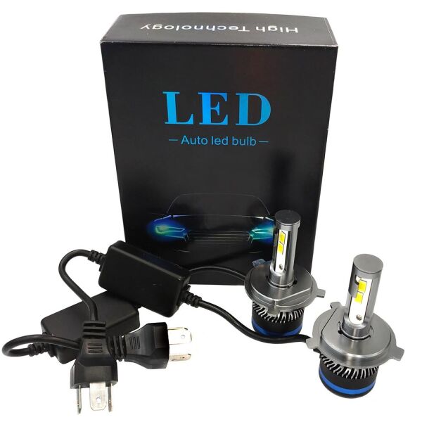 

Светодиодные лампы LED AllLight RT19 H4 6000k 8000Lm CSP 25w 12v