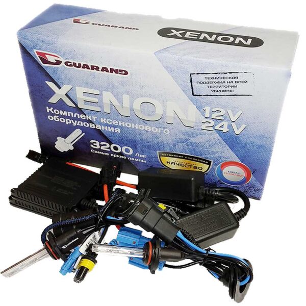 

Комплект ксенона Guarand Slim 35w 12v HB3 (9005)/H10 3000k