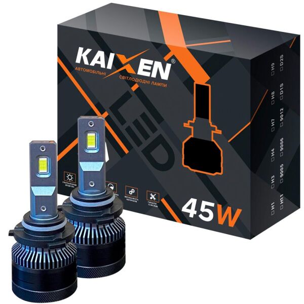 

Светодиодные лампы LED Kaixen K7 Canbus HB4 (9006) 6000k 45w 12v