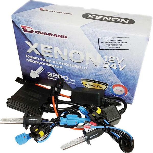 

Комплект ксенона Guarand Slim 35w 12v H7 3000k