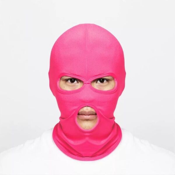 

Балаклава маска (Бандитка) Розовая 1, Унисекс