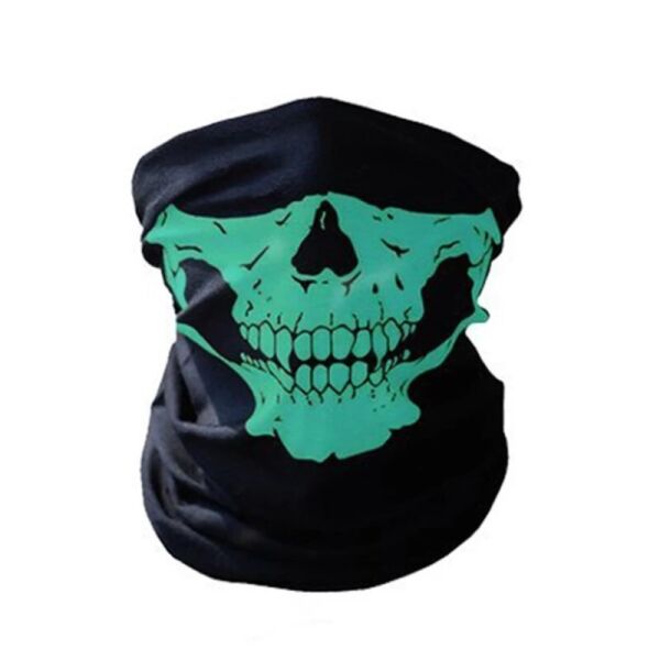

Бафф маска с рисунком черепа (Челюсть) Зеленая 1, Унисекс