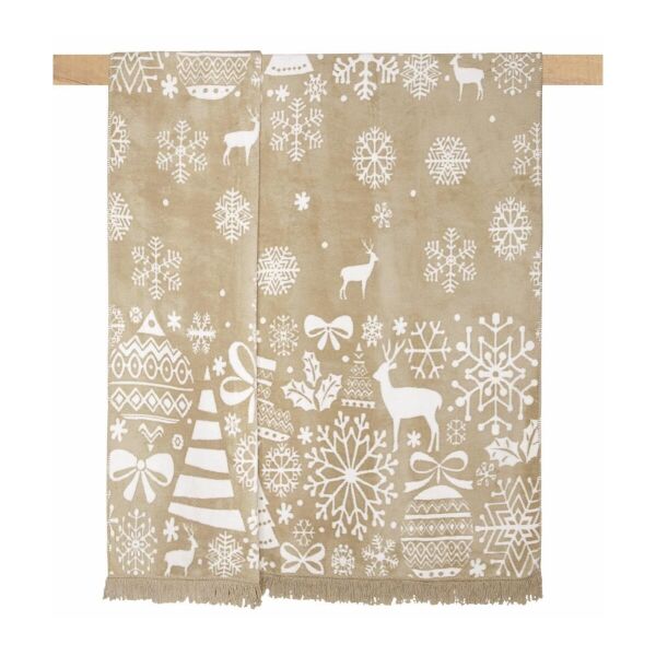 

Плед хлопковый Arya. Christmas Snowy-200х220