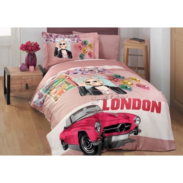 

Подростковое постельное белье First Choice. 3D Digital Satin London-1,5-спальный подростковый