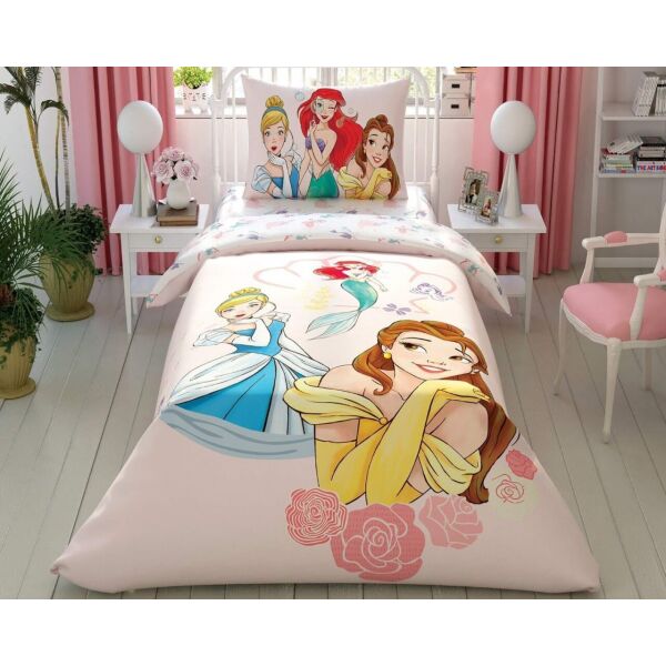 

Подростковое постельное белье TAC. Ранфорс Disney Princess Girl Power-1,5-спальный подростковый