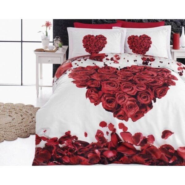 

Постельное белье First Choice. 3D Digital Satin Valentine-Евро