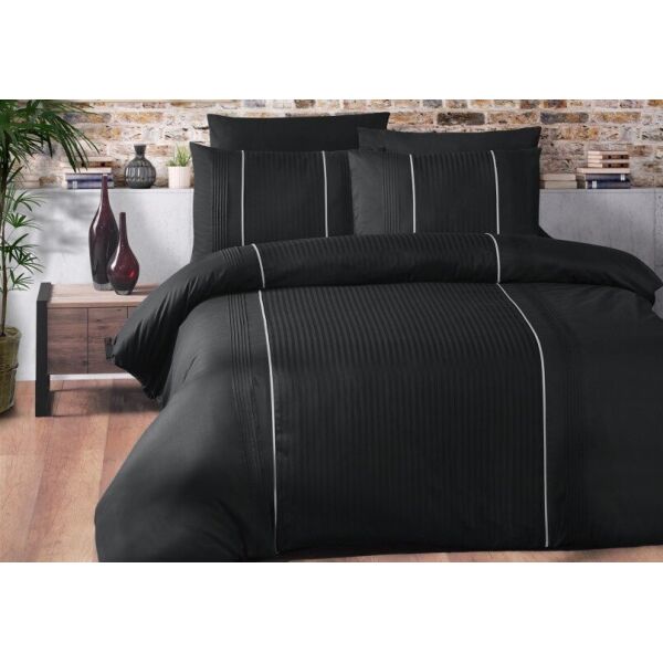 

Постельное белье First Choice. Ranforce DARK Deluxe Elegant Blac-Евро