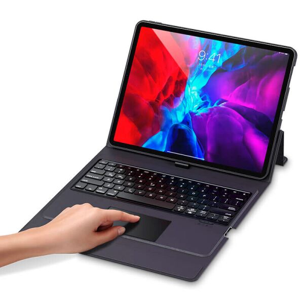 

Чехол-клавиатура с тачпадом USAMS Smart Touch Control Keyboard Cover Winz Series обожка для iPad 8/Ipad Pro 10.2/10.5" US-BH684 |BT5.1, 350Hours| Black