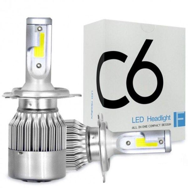 

Автомобильные светодиодные LED лампы C6 H3 3800lm 6000K