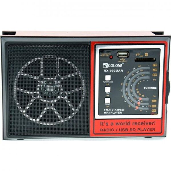 

Радиоприемник GOLON RX-002 USB SD FM 220В Красный