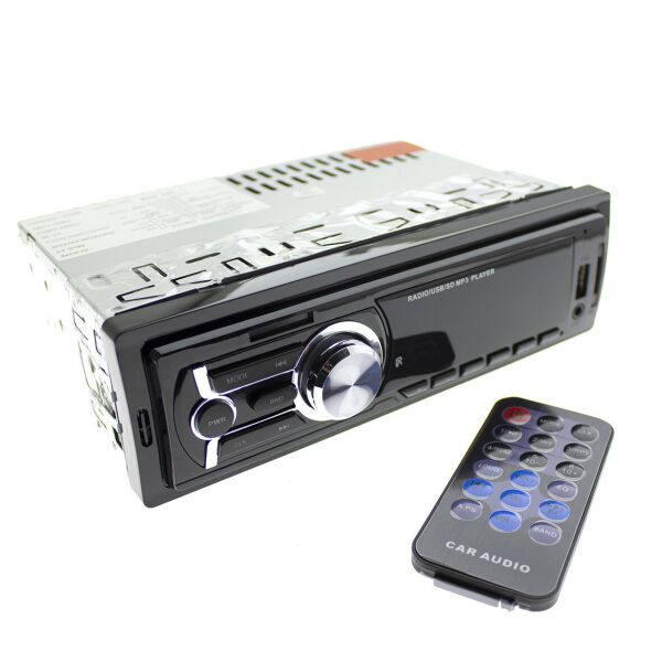 

Автомагнитола с еврофишкой универсальная 1DIN MP3-606 Автомобильная ISO SD Cards USB