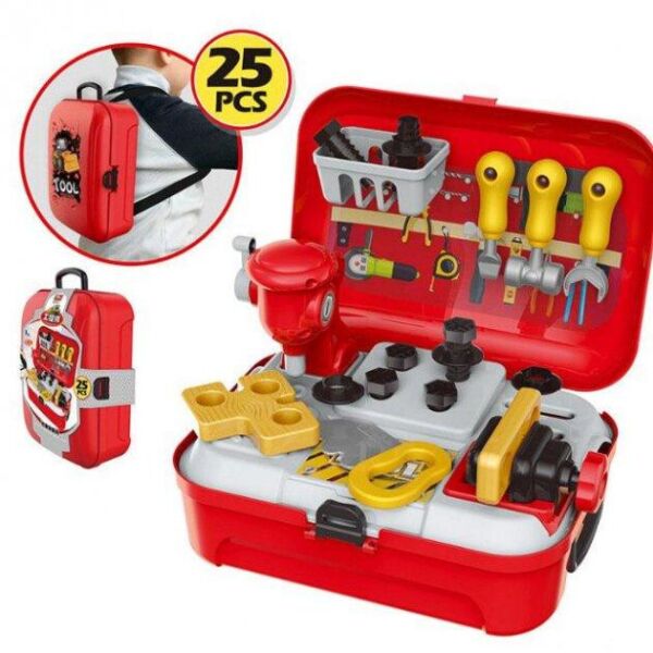 

Портативный рюкзак Toy Tool Toy игровой детский набор инструментов 25 предметов
