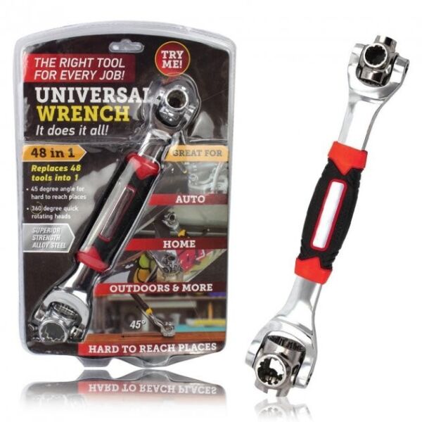 

Универсальный гаечный ключ Universal Tiger Wrench 48 в 1 | Универсальный накидной ключ сверхпрочный торцевой