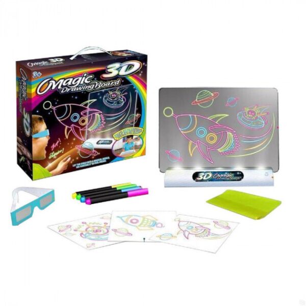 

Магическая доска для рисования Magic 3D Drawing Board YM-124/EL-623