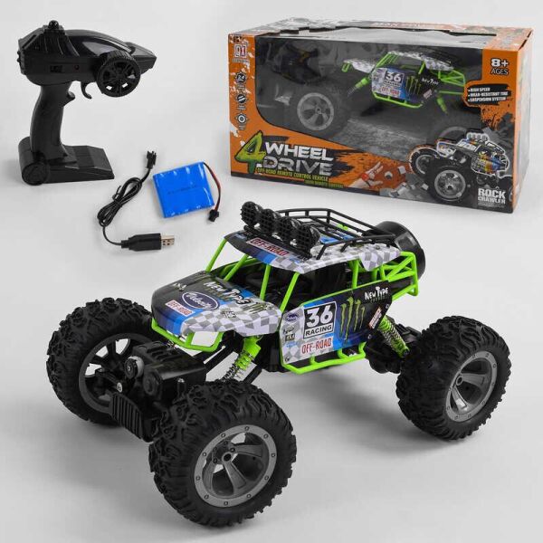 

Р.У джип аккумулятор 4.8 V, полный привод 4WD, в кор. /18/