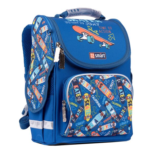 

Рюкзак шкільний каркасний SMART PG-11 Skater, синій (557031)