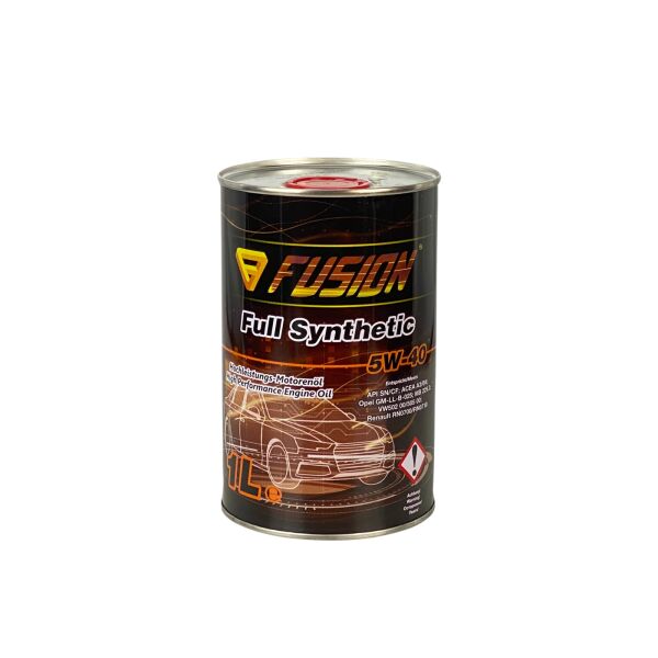 

Моторное масло FUSION Full Syntetic 5W40 1L METAL