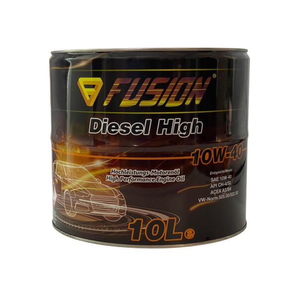 

Моторное масло FUSION Diesel High 10W40 10L METAL
