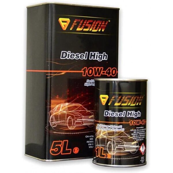 

Моторное масло FUSION Diesel High 10W40 1L METAL