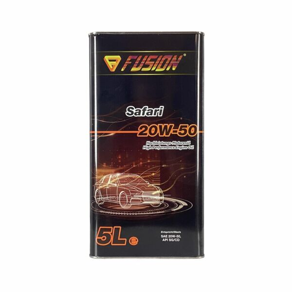 

Моторное масло FUSION SAFARI 20W-50 5L metal