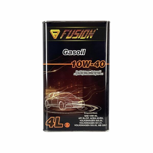 

Моторное масло FUSION Gasoil 10W-40 SL/CF 4L metal