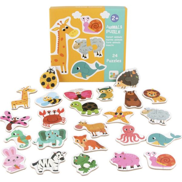 

Пазл игра Животные Animals Puzzles 48 элементов