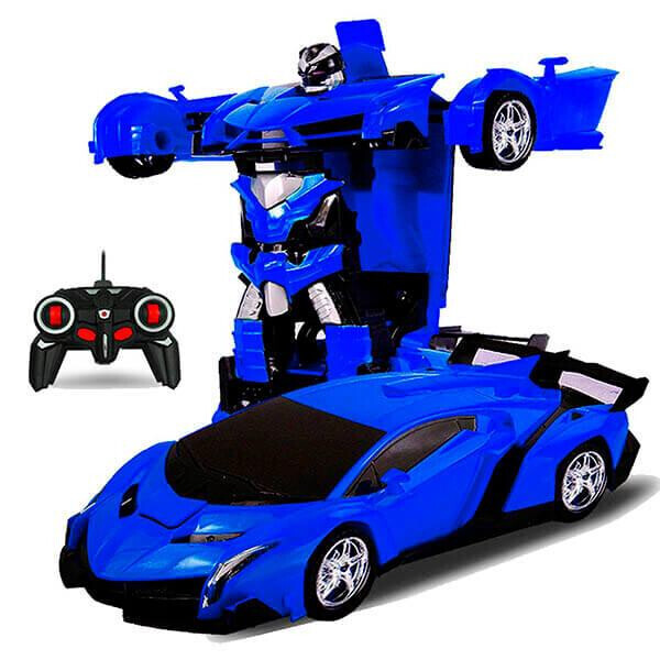 

Машинка Трансформер с пультом Lamborghini Robot Car Size 118 Синяя 183120
