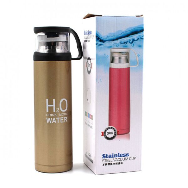 

Термос H2O ZK D218 500ml Золото 183943