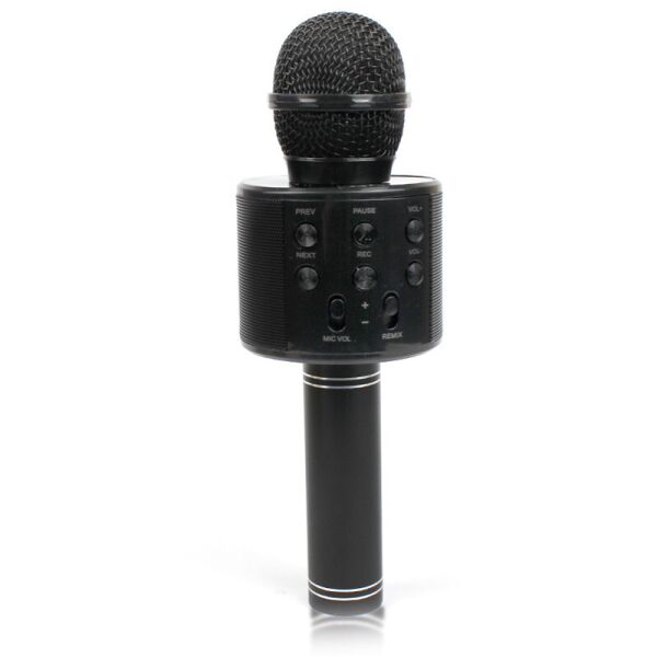 

Микрофон караоке Bluetooth WS858 black чёрный 141122