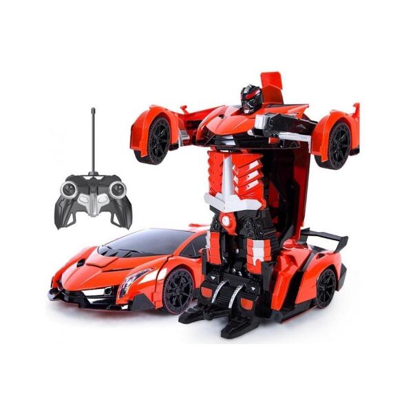 

Машинка Трансформер с пультом Lamborghini Robot Car Size 118 Красная 154266
