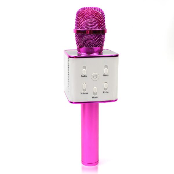 

Беспроводной микрофон караоке bluetooth Q7 MS малиновый 141066
