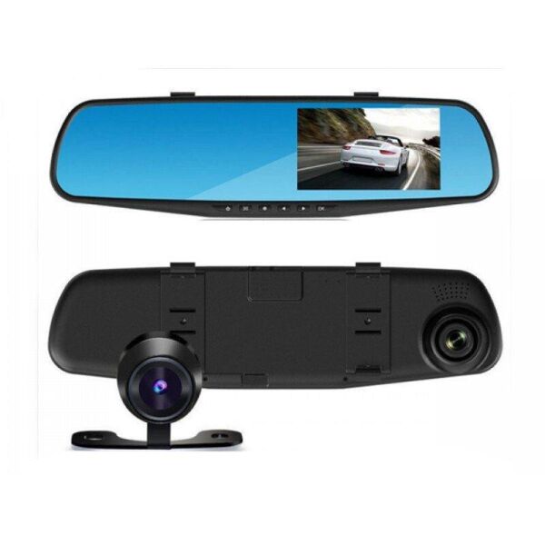 

Автомобильный регистратор зеркало с двумя камерами Dvr 138W 4.3 130451