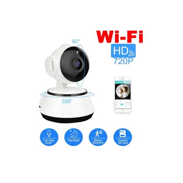 

Цифровая Камера Wi-Fi Поворотная WiFi Камера IP Камера 355 Видеонаблюдение Видеоняня Ночное Виденье
