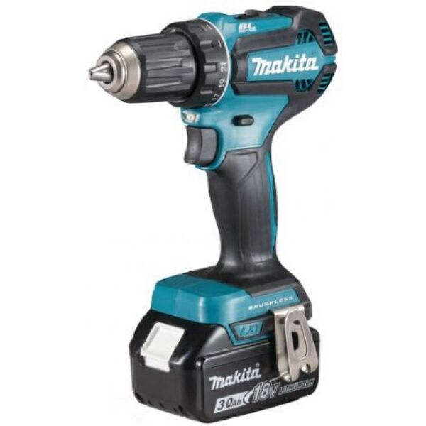 

Дрель-шуруповерт аккумуляторная Makita DDF485FYX3 LXT, 18В, 50/27Нм