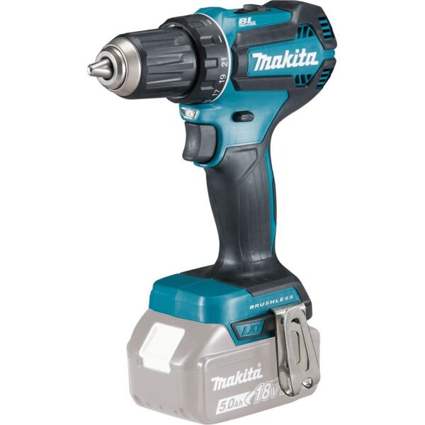 

Дрель-шуруповерт аккумуляторная Makita DDF485Z (Без АКБ) LXT, 18В, 50/27Нм
