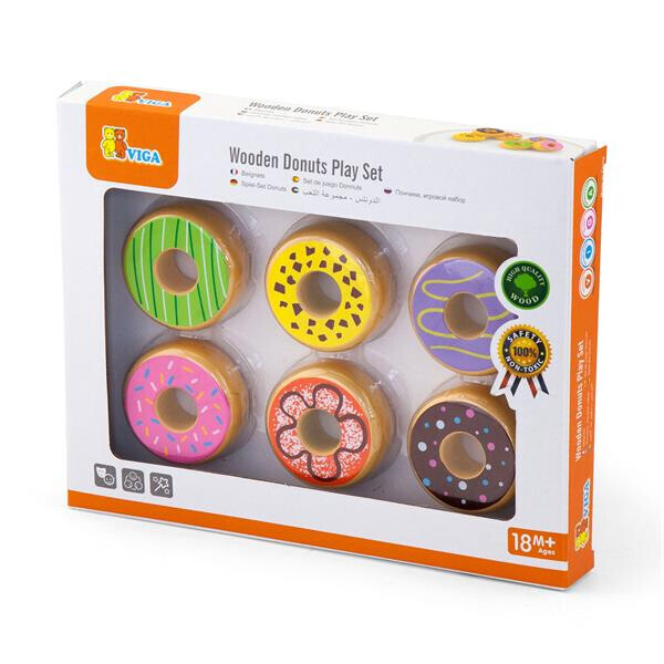 

Іграшкові продукти Viga Toys Дерев'яні пончики (51604)