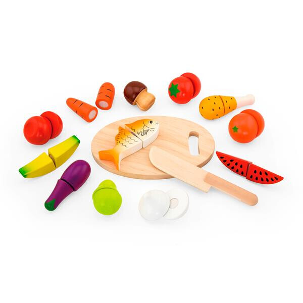 

Іграшкові продукти Viga Toys Нарізана їжа з дерева (59560)