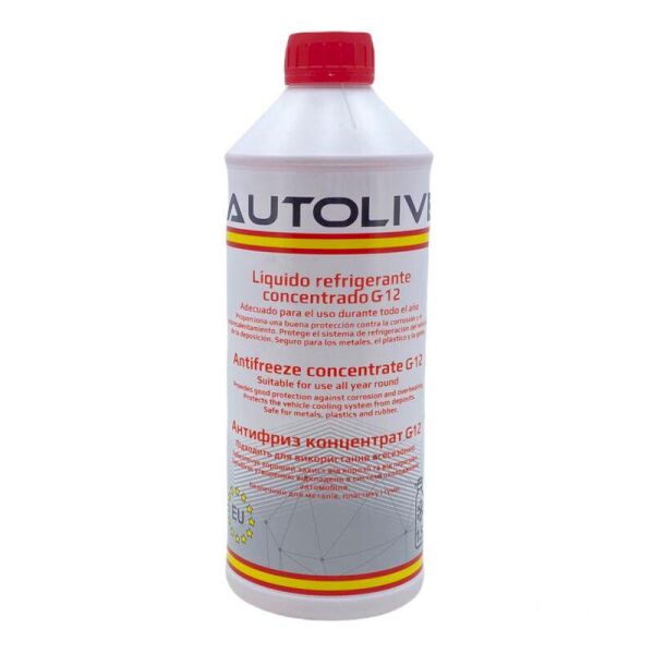 

Антифриз концентрат AUTOLIVE Antifreeze G12 красный 1,5л
