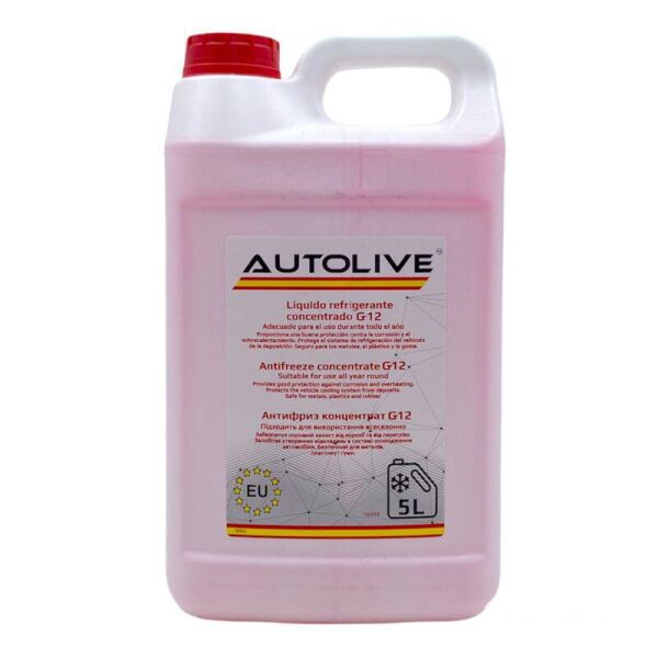 

Антифриз концентрат AUTOLIVE Antifreeze G12 красный 5л