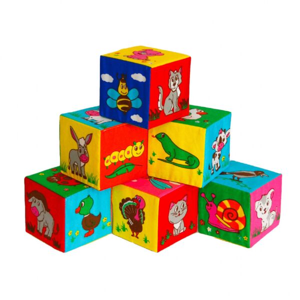 

Игрушка мягконабивная Набор кубиков МС 090601-10