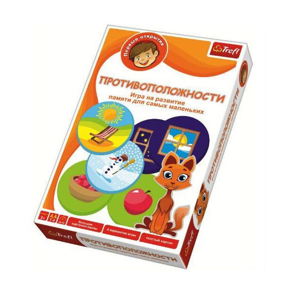 

Детская настольная игра Противоположности Trefl 01105T