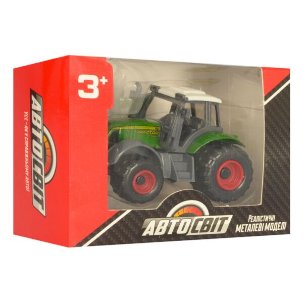 

Игрушечная модель Трактор AS-1960 металлический 7 см (Зеленый)
