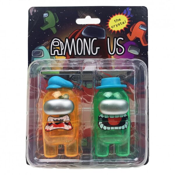 

Фигурки героев 21402A Among Us 2 героя в наборе (Оранжевый,зеленый)