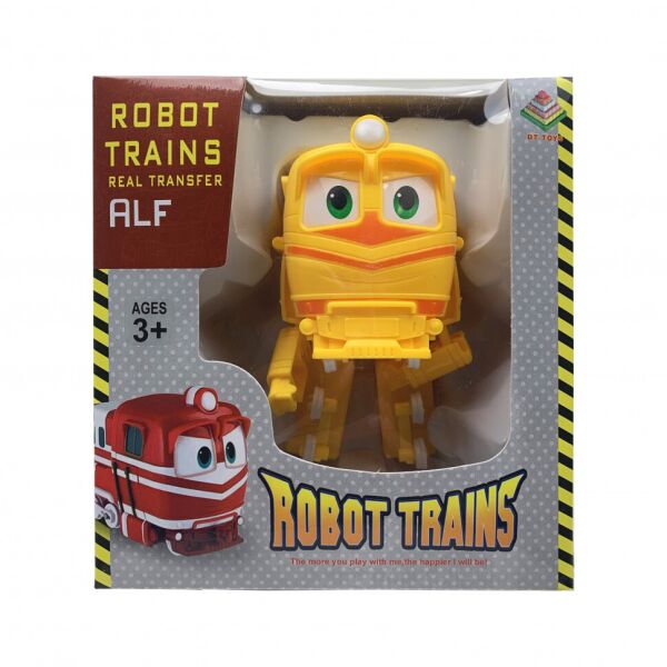 

Игрушка Трансформер DT-005 Robot Trains (Желтый Альф)