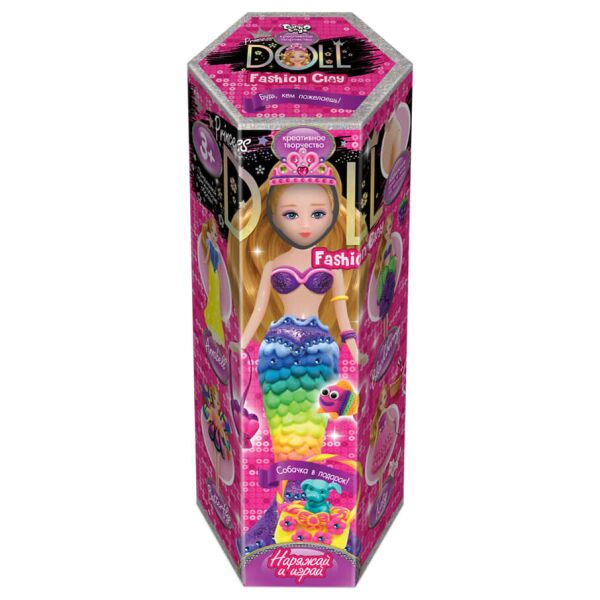 

Набор креативного творчества Princess Doll CLPD-01 воздушный пластилин (Русалка)