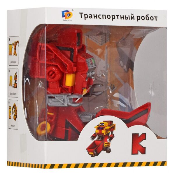 

Детский робот-трансформер Буква D622-H092, 10 см (К-Красный)